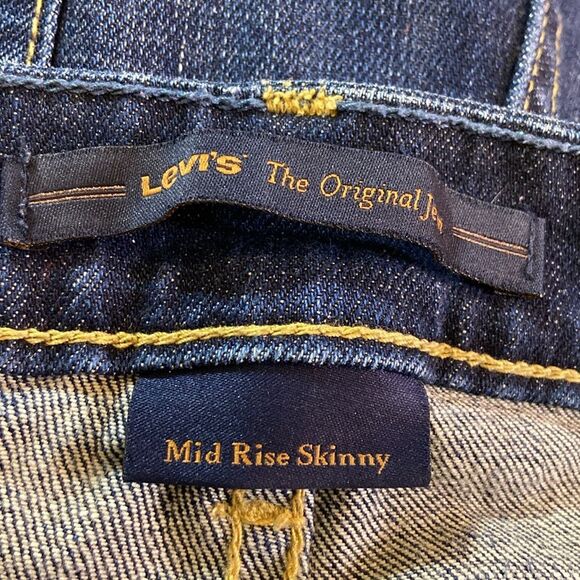 Levi’s The Original Jean Mid Rise Skinny Women’s Size 12M - Picture 9 of 16